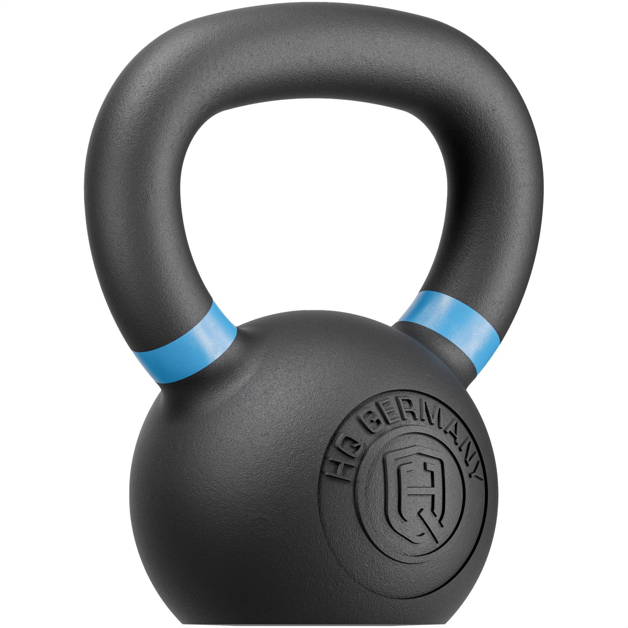HQ GERMANY HQ Germany® Powdercoat Kettlebell | Vollguss | 2-32kg | Starter-Sets