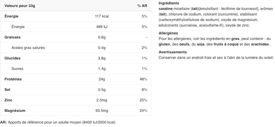 Caseïne - 100% Caseïne Goud (924g) - Vanille 2/7