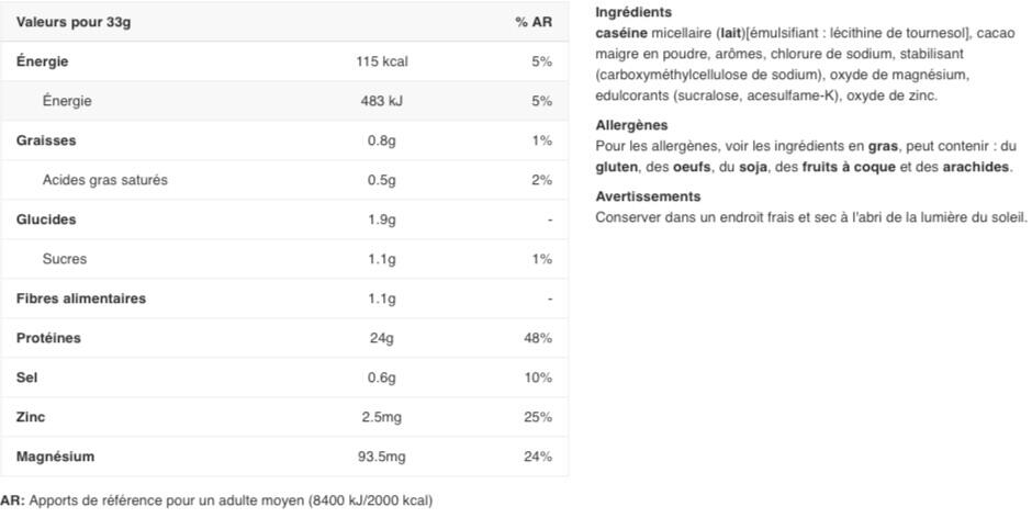 Kasein - 100% Casein-gold (924g) - Schokolade 2/6