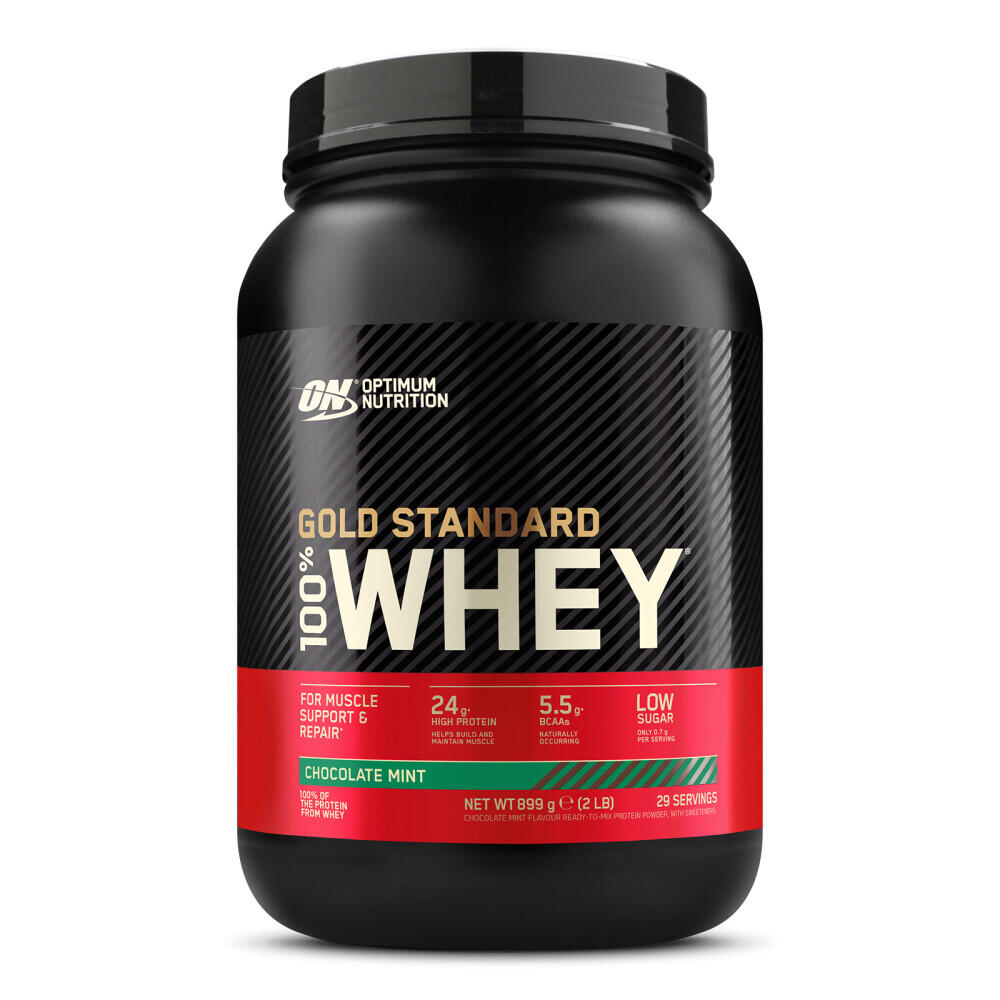 100% Whey Gold Standard - 2Lb (0,9Kg) Chocolate com Menta da Optimum Nutrition