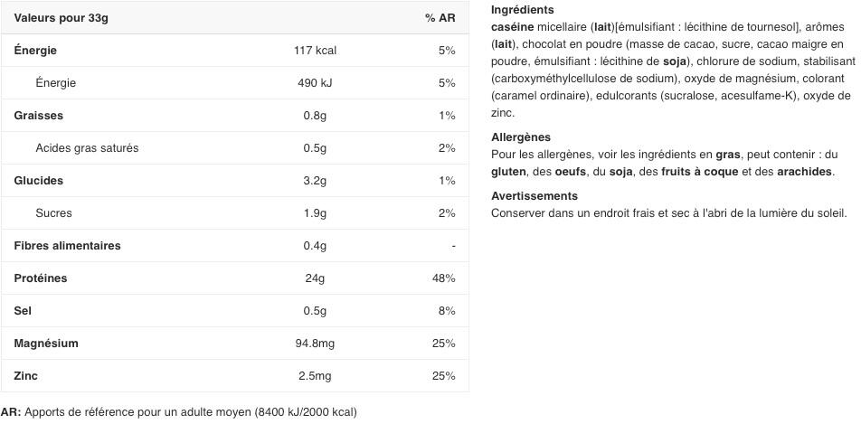 Caséine - Gold Standard 100% Casein - Biscuits et Crème 2/6