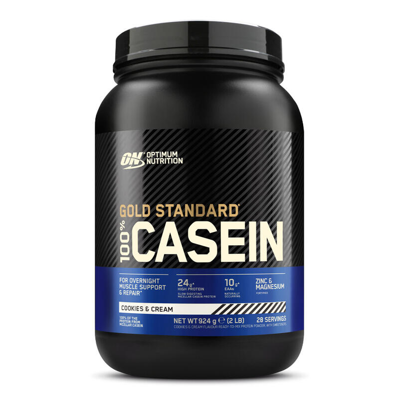 Gold Standard 100% Caseine Time Release Proteine – Cookies/Cream – 28 Doseringen