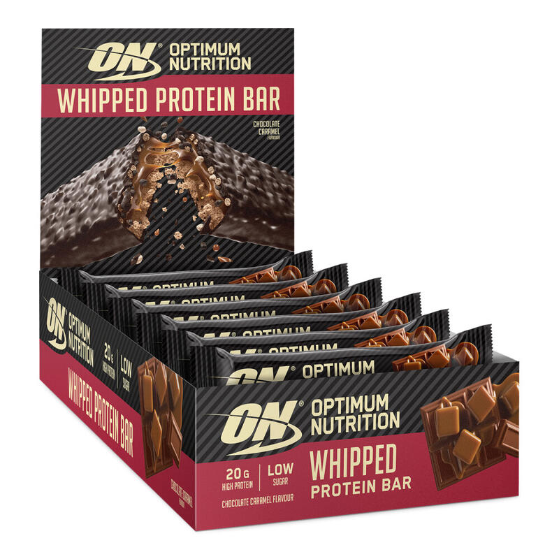 Optimum Nutrition Whipped Protein Bar (10x60g) Chocolate Caramel