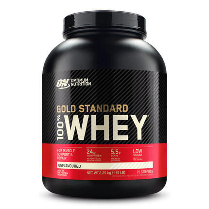 100 % Whey Gold Standard – 5 Pfund (2,27 kg) Neutral ON