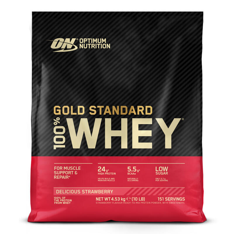 Gold Standard 100% Whey Protein Erdbeere 146 Portionen (4530 Gramm)