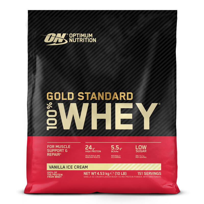 Gold Standard 100% Whey 4.53kg Optimum Nutrition Exclusivo Online                                                           14 cores disponíveis
A partir de  21,99€  Preço por quantidade 48,87€kg OPTIMUM NUTRITION Gold Standard 100% Whey 4.53kg Optimum NutritionVendido e expedido por: Dr.Shape  (1)    