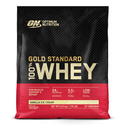 GOLD STANDARD 100% WHEY PROTEIN – Glace Vanille – 146 Portions (4530 gr)