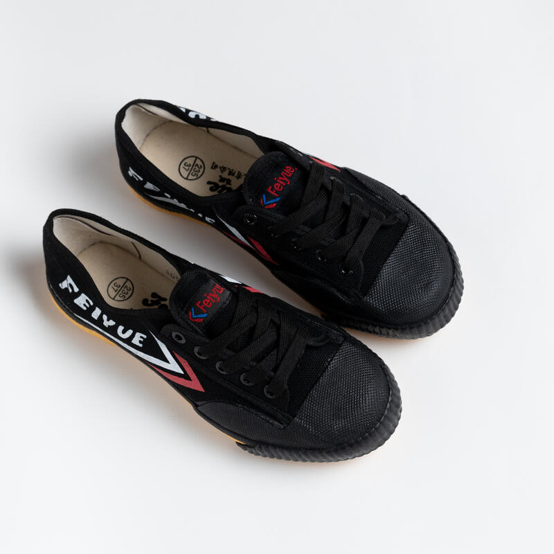 Rubber Sole Exercise Sneakers - Classic Black