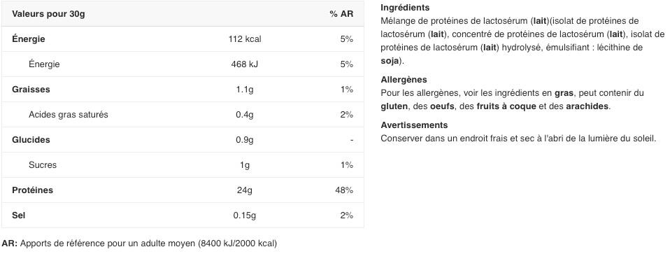 Wei-eiwit - 100% Wei Goud (900gr) - Natuur 2/6