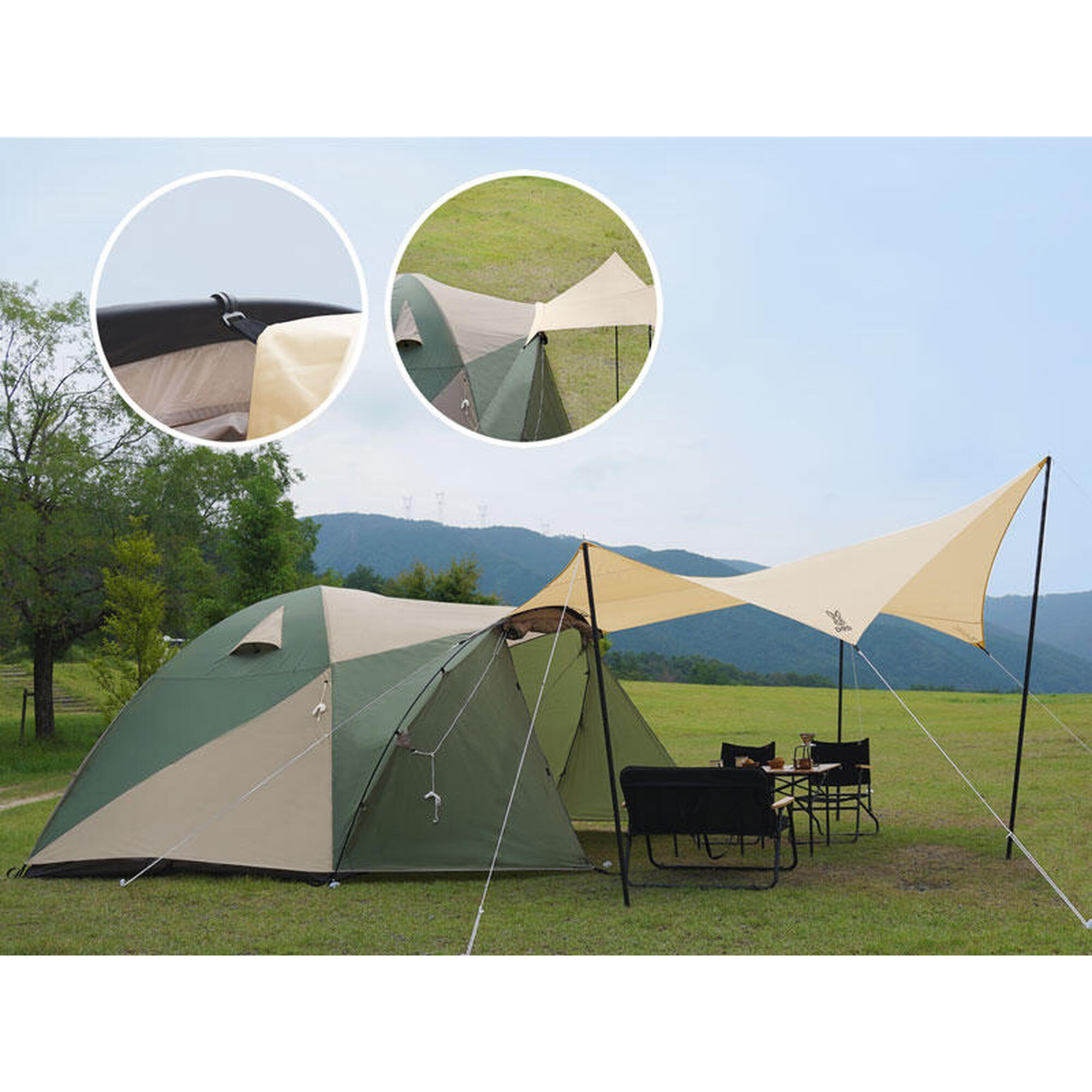 Beetle Tarp TT5-655-TN Camping Tarps - Tan