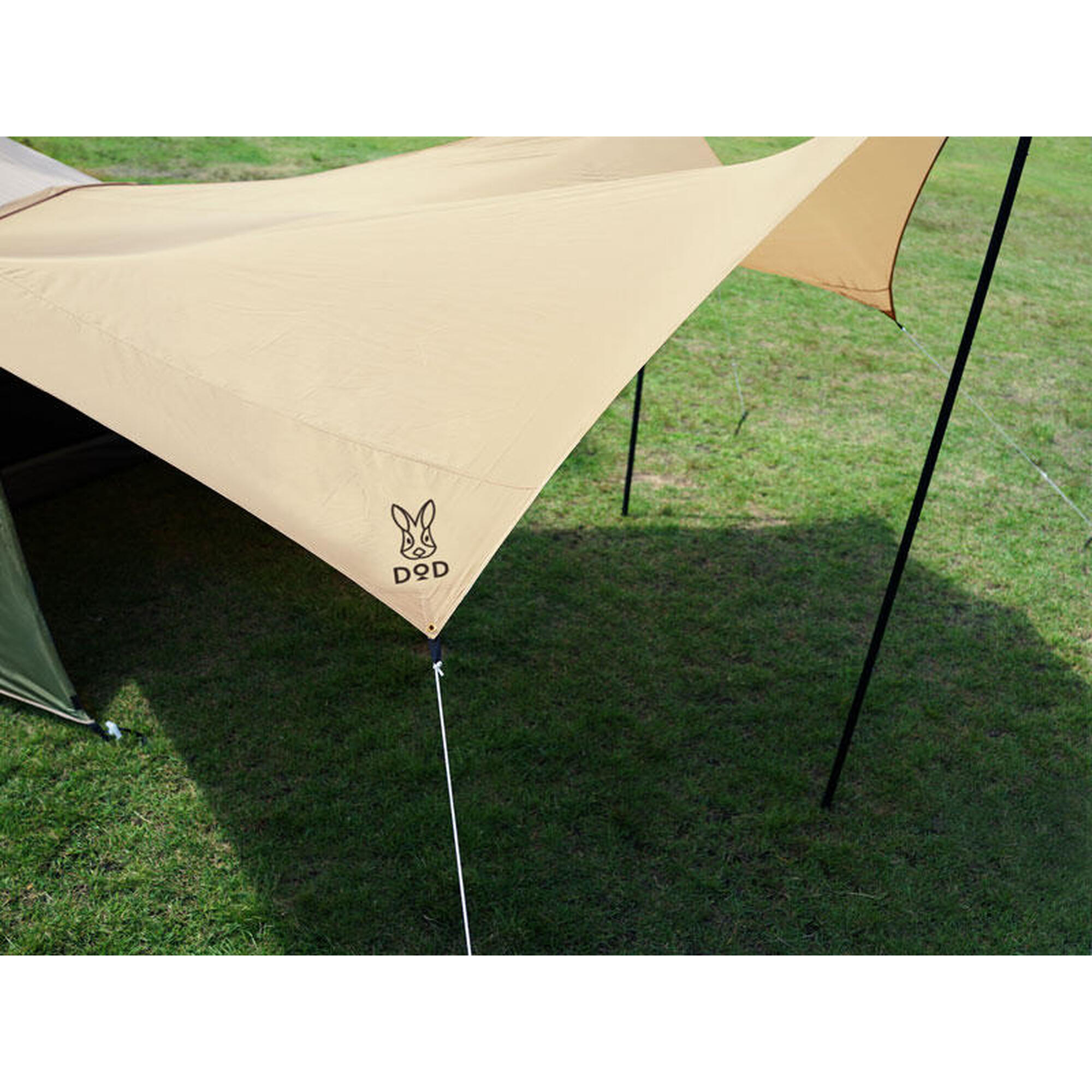 Beetle Tarp TT5-655-TN Camping Tarps - Tan