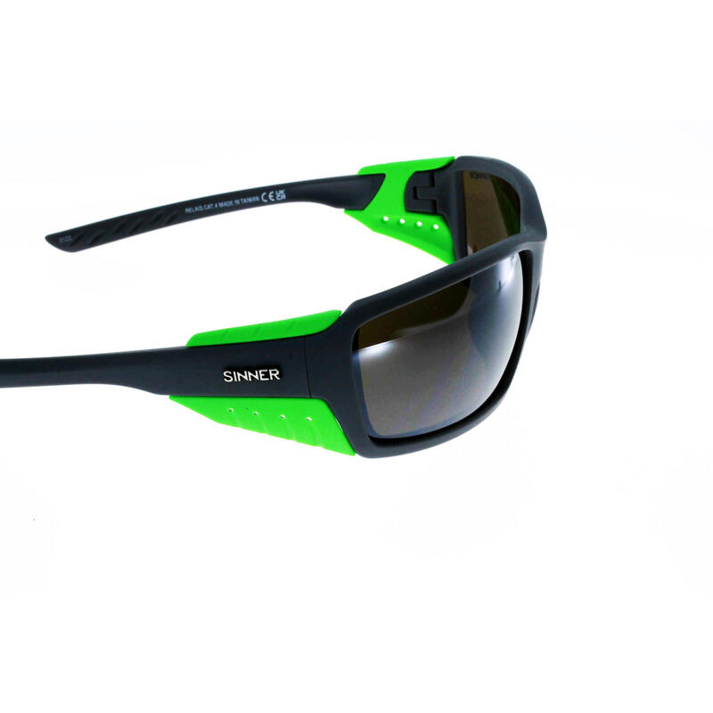 Lunettes de soleil adultes Sinner Relais Gris vert catégorie 4