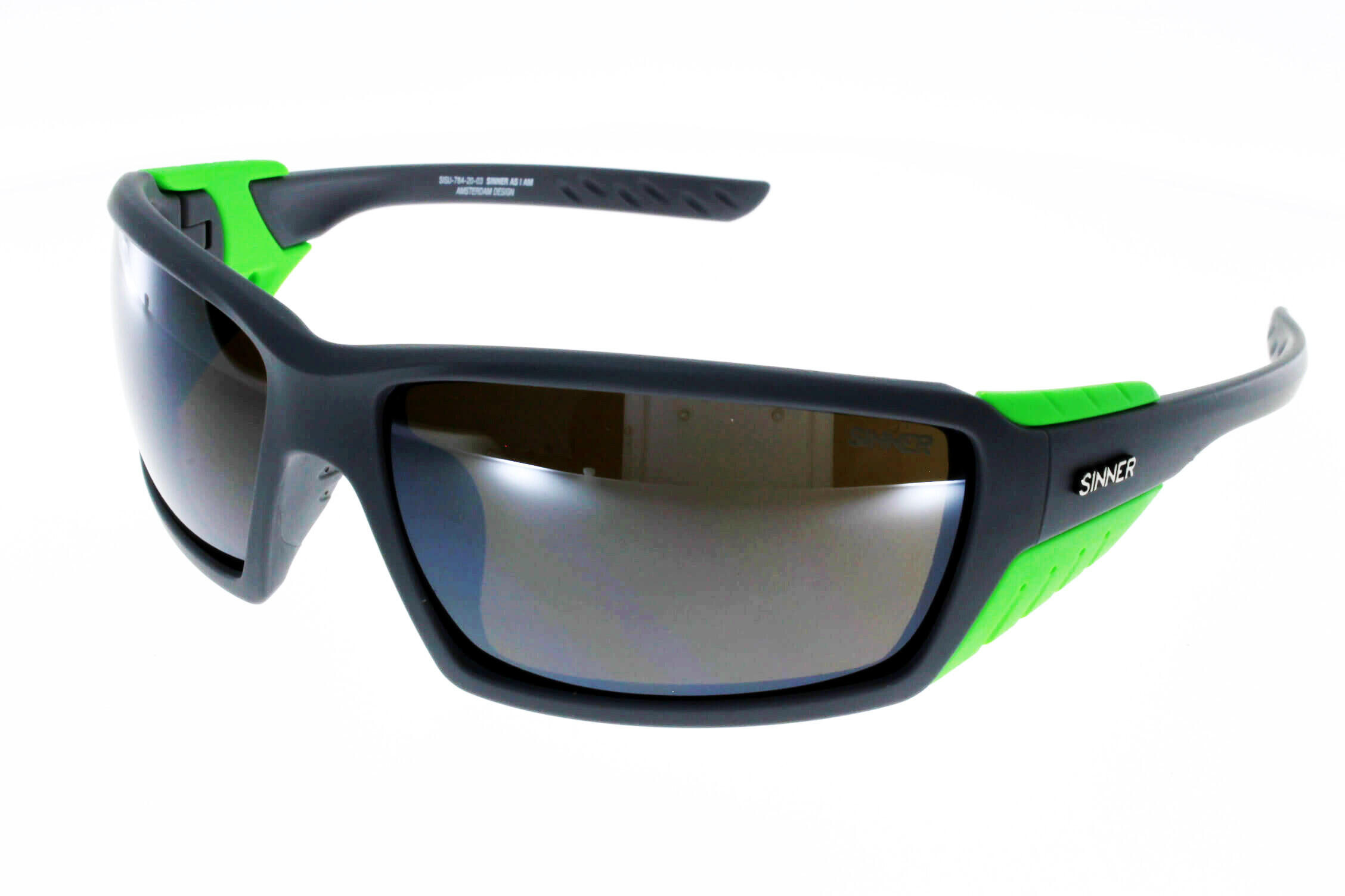 Lunettes de soleil adultes Sinner Relais Gris vert  catégorie 4 2/4