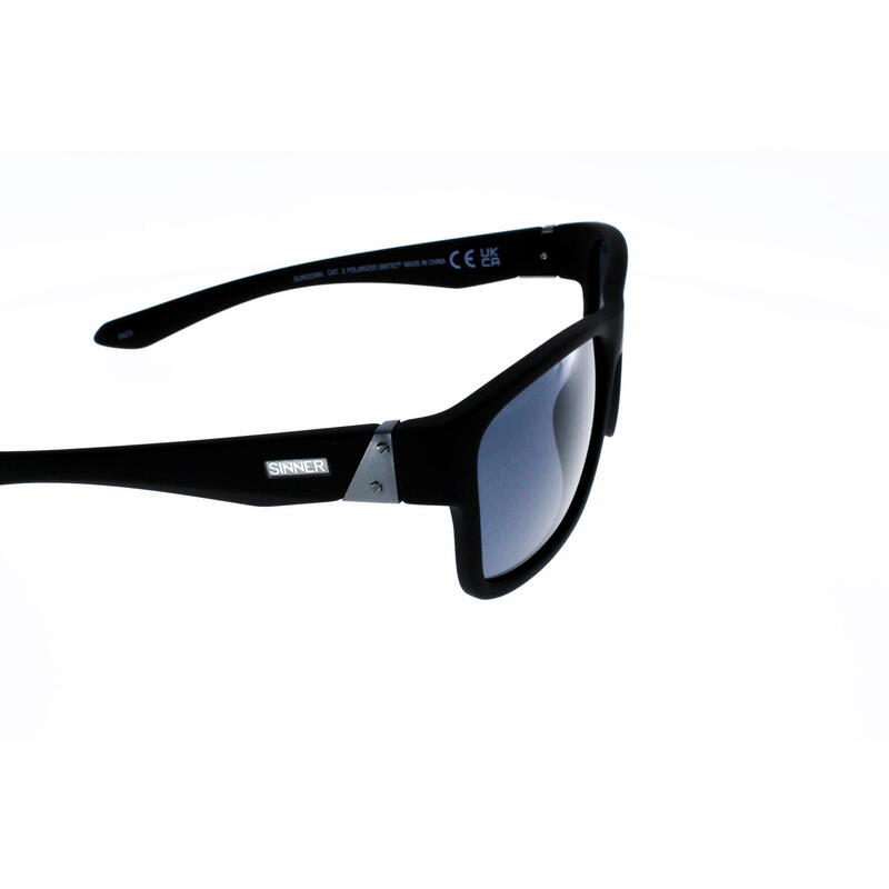 Lunettes de soleil Sinner Sundown Noir mat catégorie 3 Polarisé