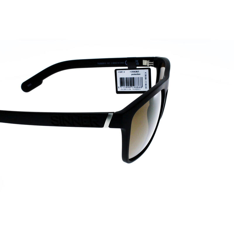 Lunettes de soleil Sinner THUNDER X noir mat