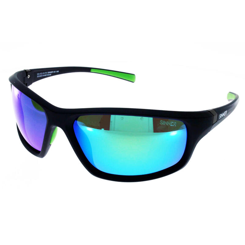 Lunettes de soleil adultes Sinner Fonds bleu vert catégorie 3 Polarisé