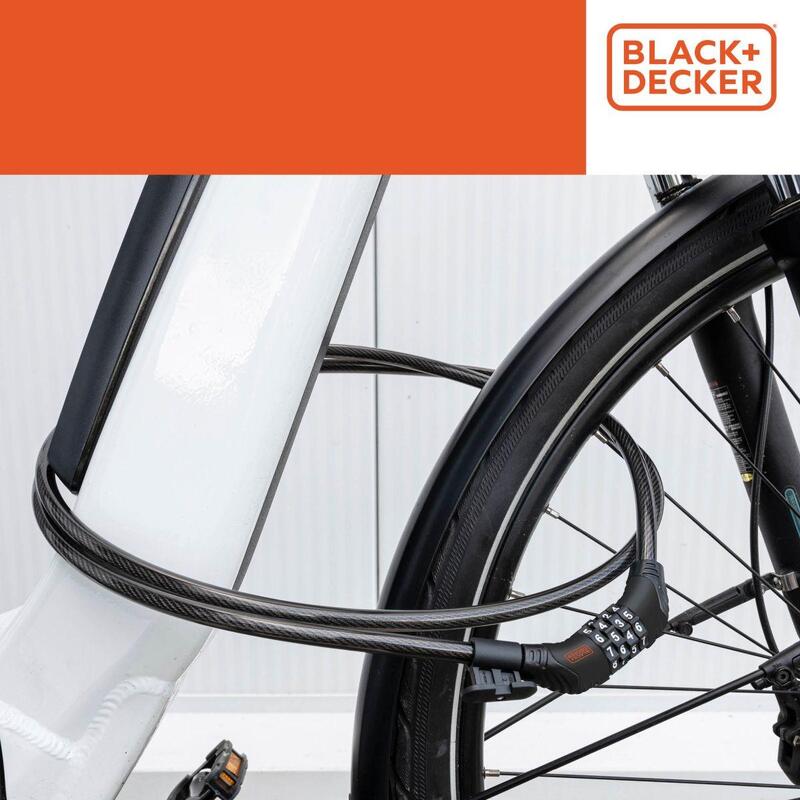 Antifurt bicicletă cu 4 cifre - Black & Decker