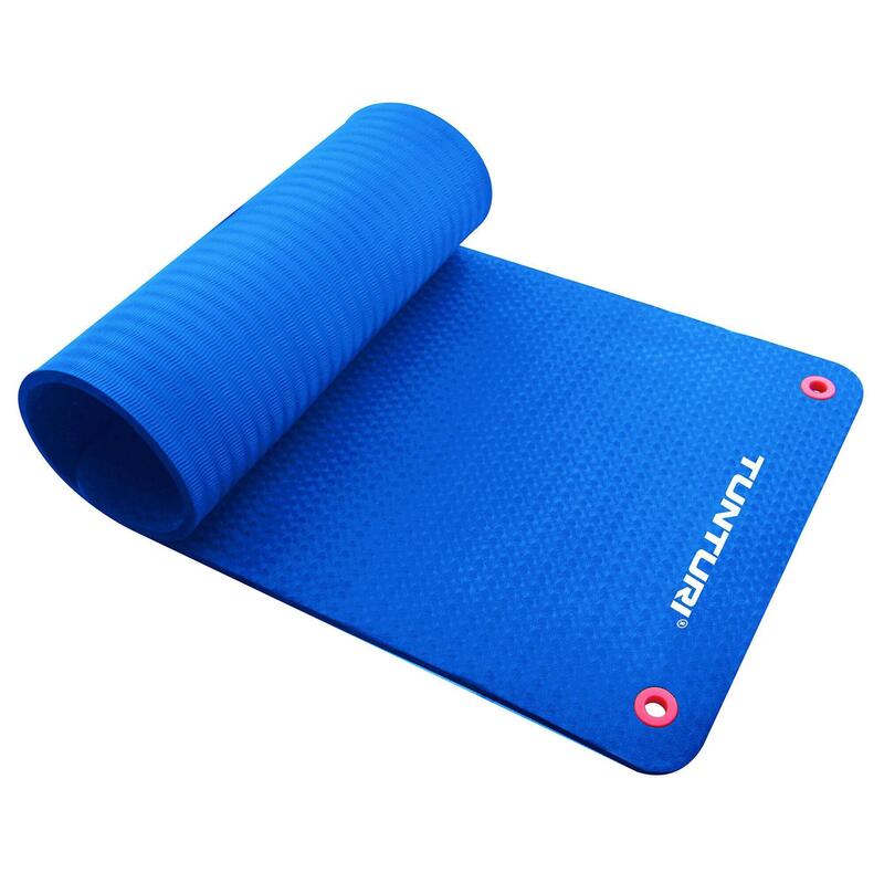 Matelas tapis fitness Pro 140cm bleu
