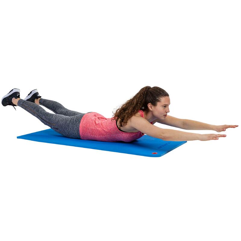Matelas tapis fitness Pro 140cm bleu