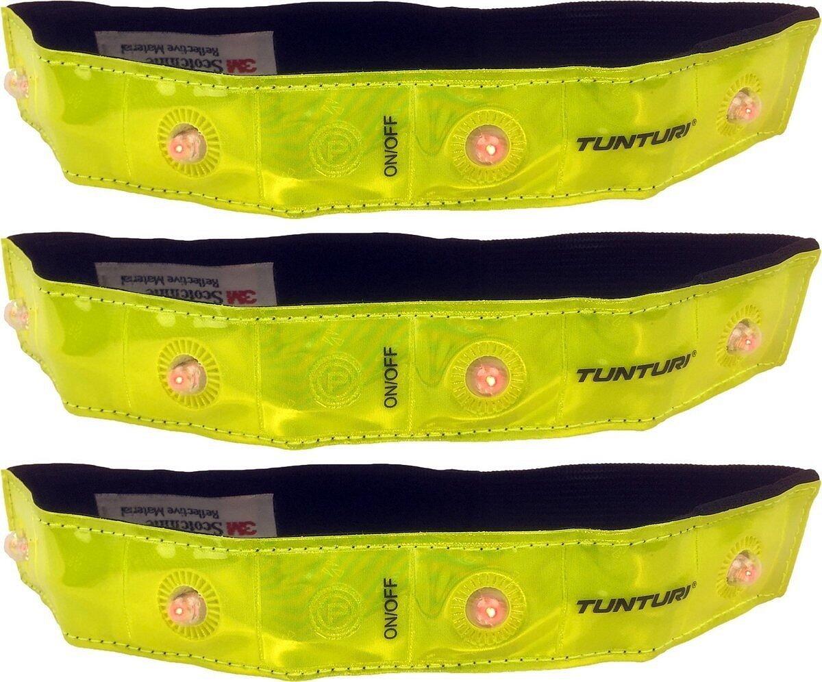 TUNTURI Svítící páska LED Reflective Band - set 3kusy