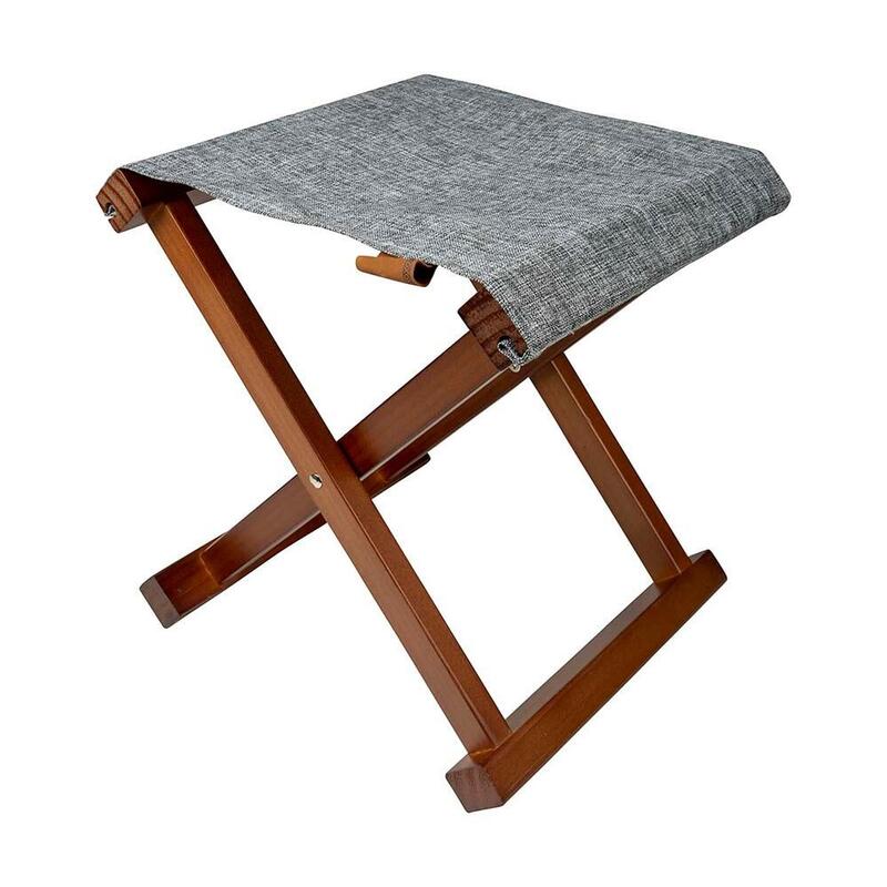 Tabouret pliant Brentford Retro de camping bois 100 kg