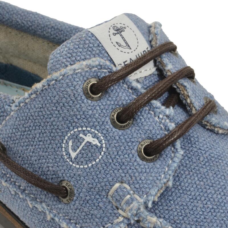 Zapatos Náuticos Cáñamo y Vegan Seajure Pampelonne Hombre Azul