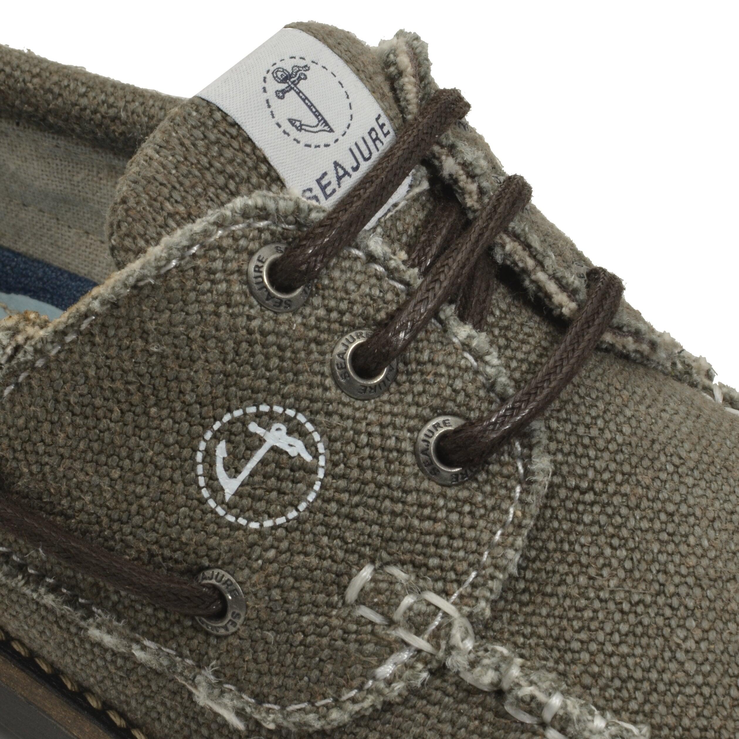 Seajure Scarpe Da Barca Tabarka In Nabuk Marrone: Pelle Premium, Suola In Gomma Naturale, Fatte A Mano In Portogallo, Occhielli Antiossidanti, Per Tutte Le Stagioni - copertina