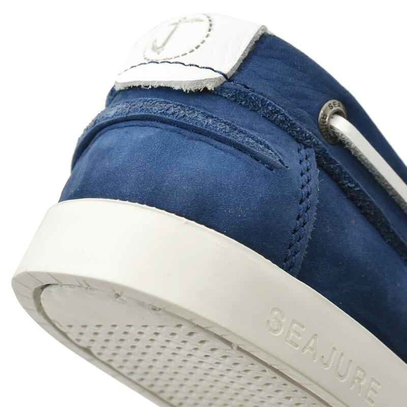 Sapatos de Vela Sotavento Mulher Azul Pele Nubuck