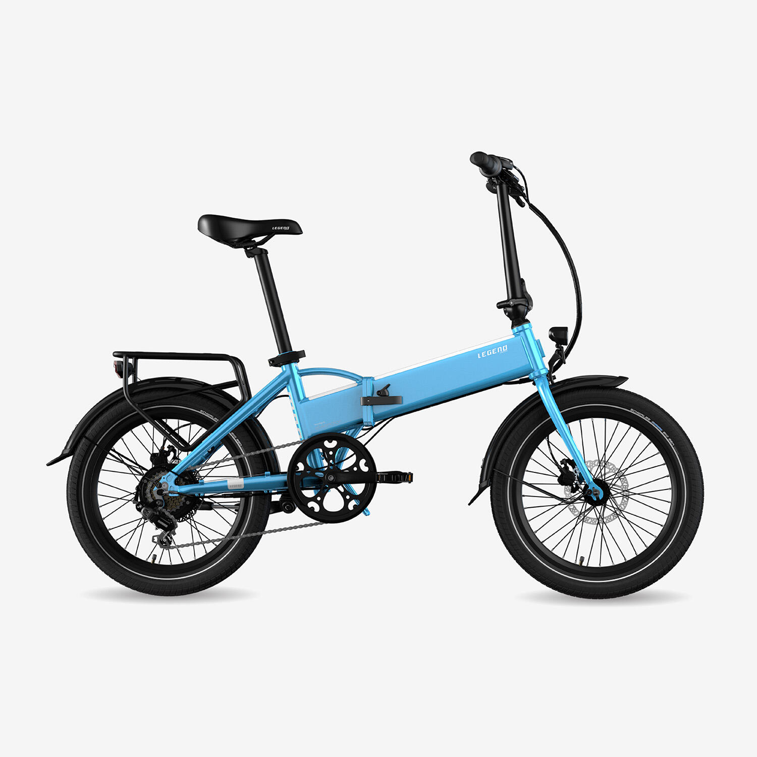 Legend Ebikes Monza 36v10.4ah bicicleta plegable 25 kmh unisex adulto azul steel batería 36v 10.4ah 374.4wh 20