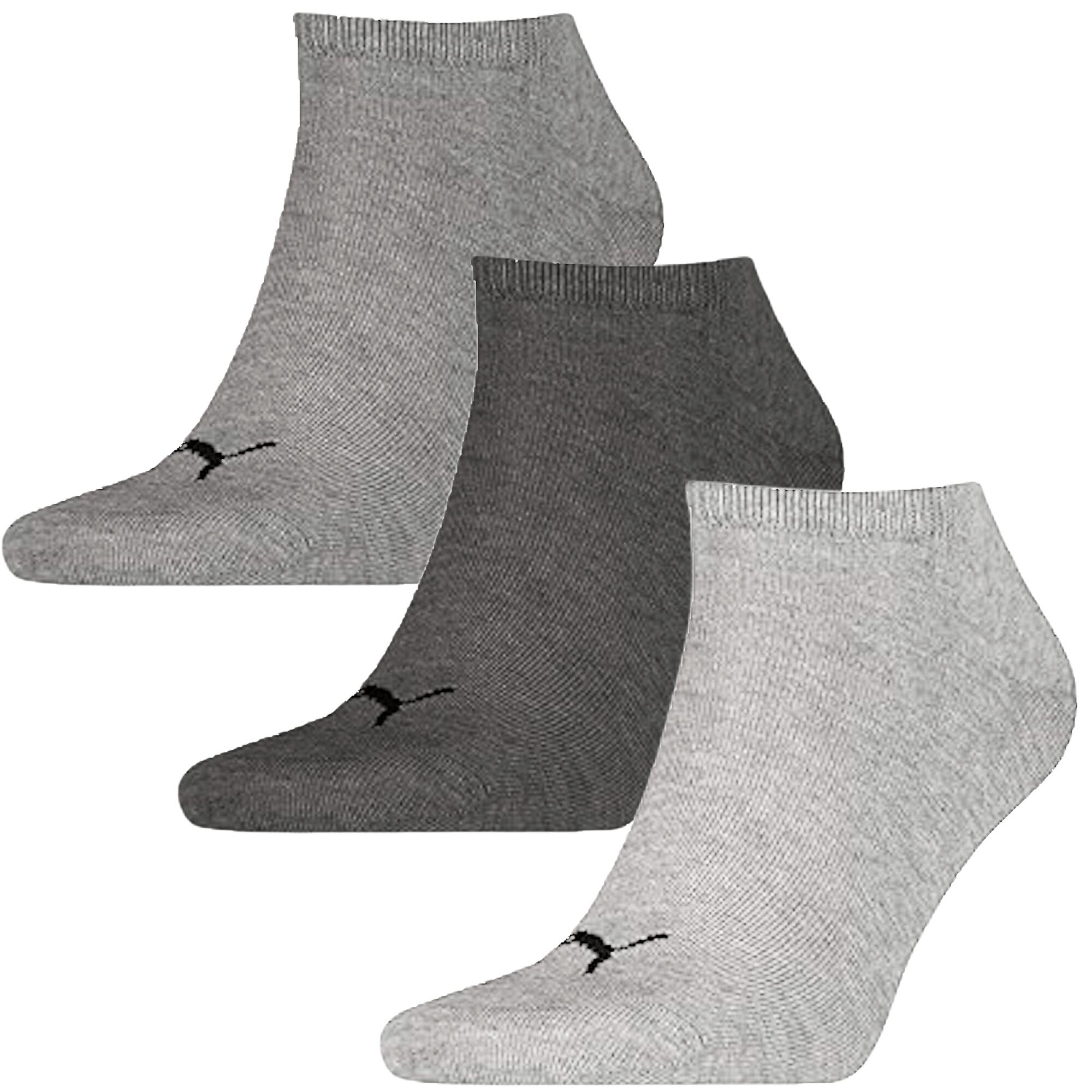 Puma Sneaker Socken 6 Paar 3 Farben Größe 47-49 Strümpfe 6-Pack 1/4