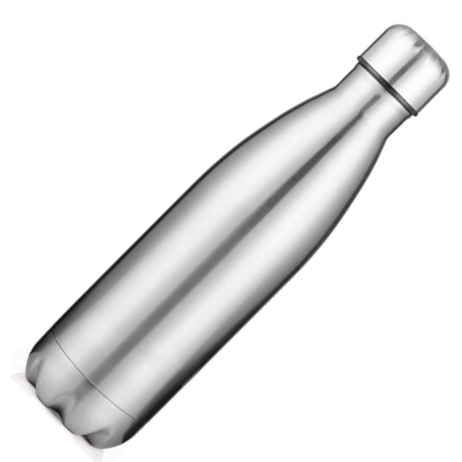 NORSKSKIN Edelstahl Trinkflasche 500 ml. Flasche Isoliert mit Schraubverschluss