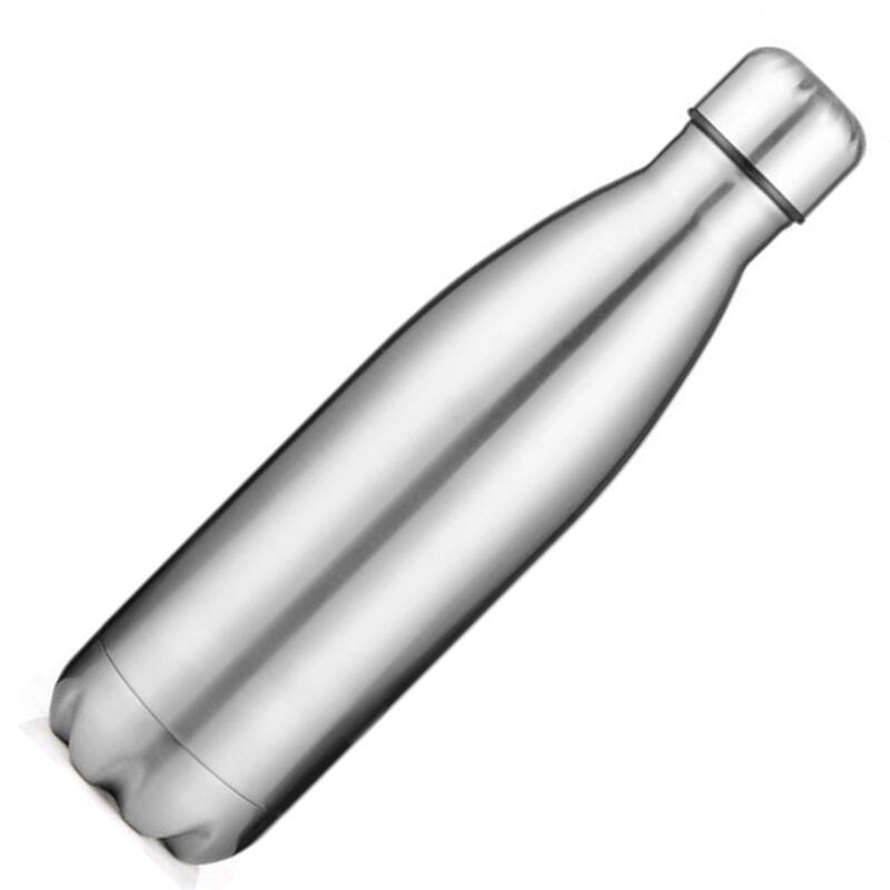 Edelstahl Trinkflasche 500 ml. Flasche Isoliert mit Schraubverschluss