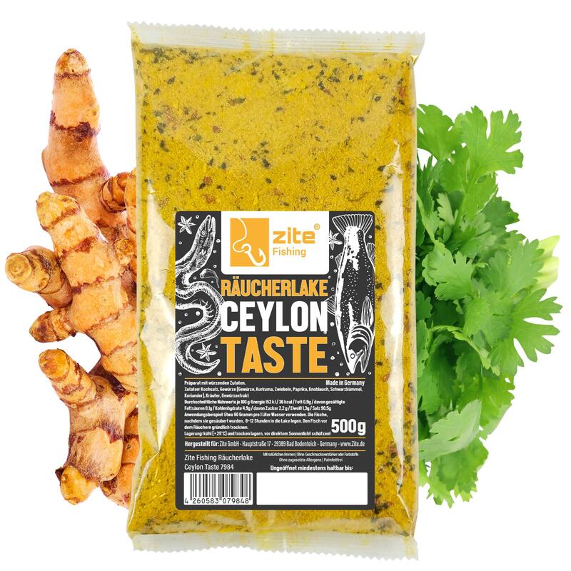 Räucherlake Ceylon Taste 500 g - Lauge für Fische - Natürliche Gewürzmischung