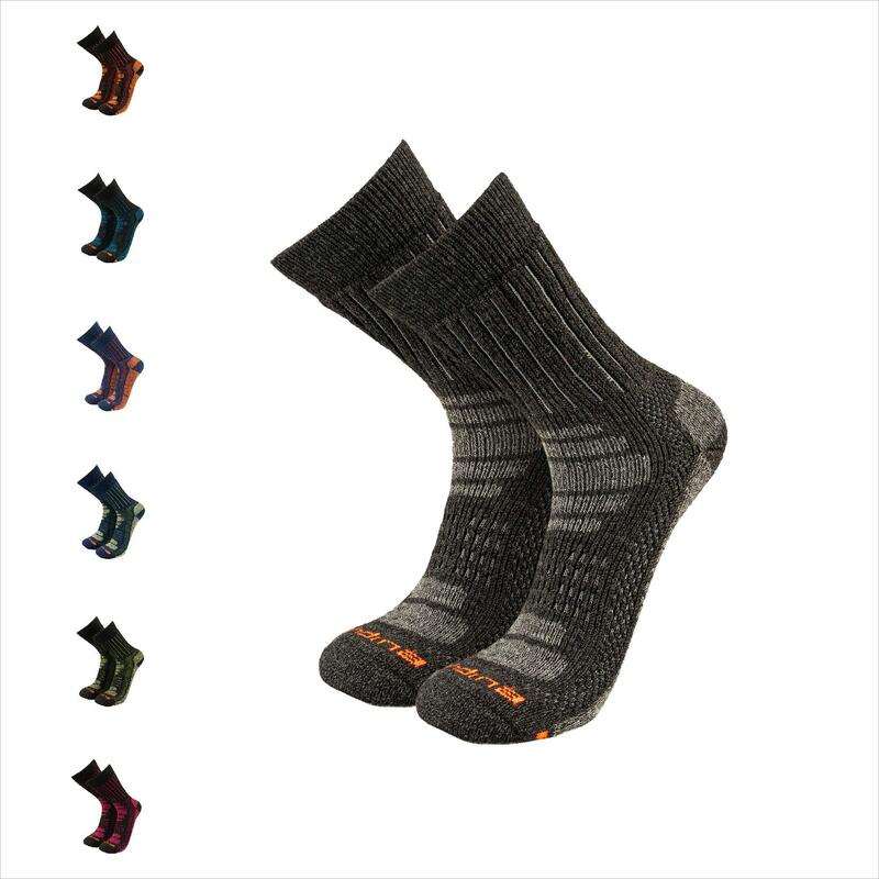 Alpaga Mérinos Chaussettes de randonnée, d'alpinisme à rembourrage extra fort