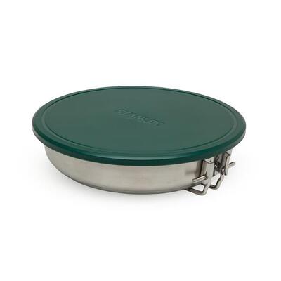 Camping-Lunchbox. Edelstahl-Pfannenset – 9-teiliges Kochgeschirrset