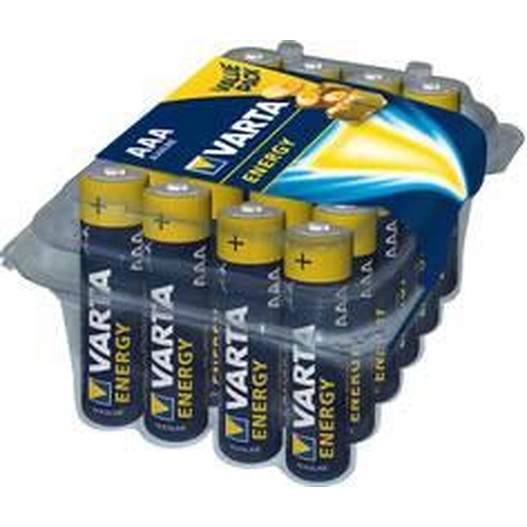 Varta energie batterij aaa/lr03 box 24 stuks