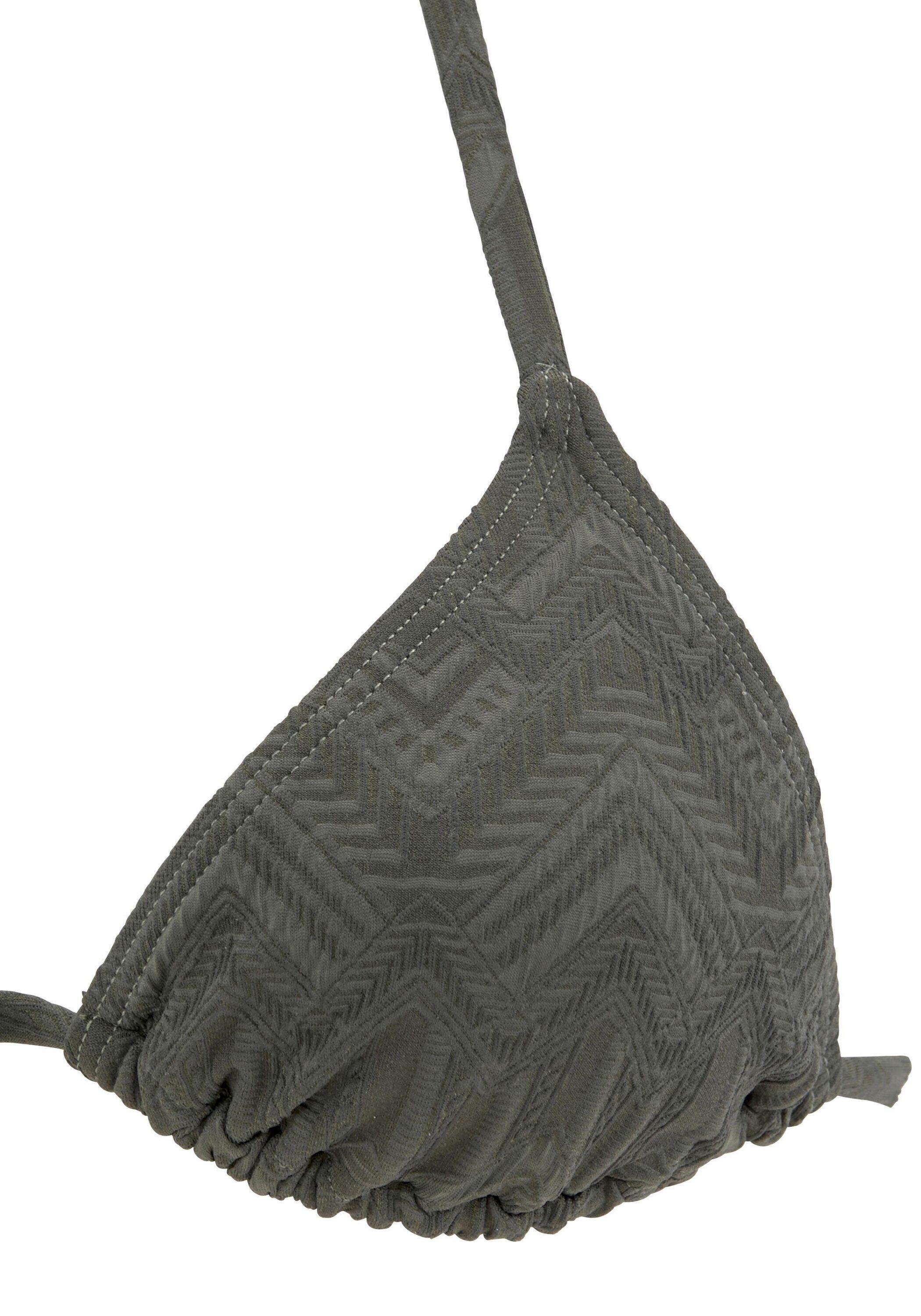 Damen Buffalo Triangel-Bikini mit modischer Struktur 4/6