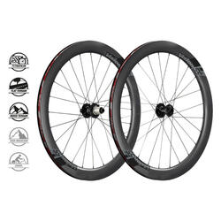 VISION (710-0121111031) WIELSET CARBON TC55 DISC CL SHIMANO 11 (TLR CLINCHER)