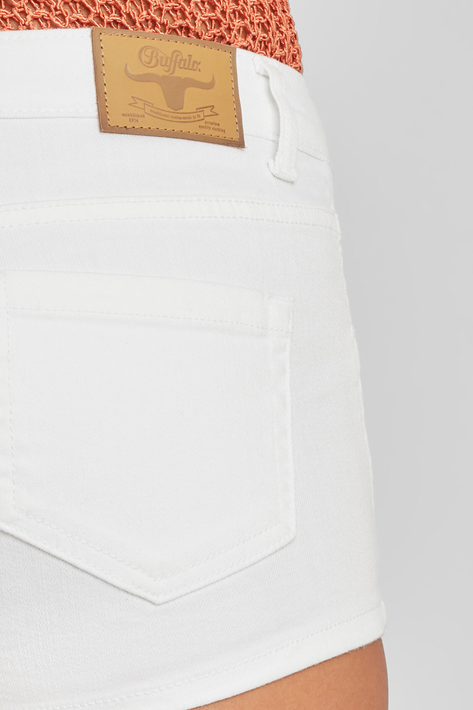 Damen Buffalo Hotpants, weiß 4/7