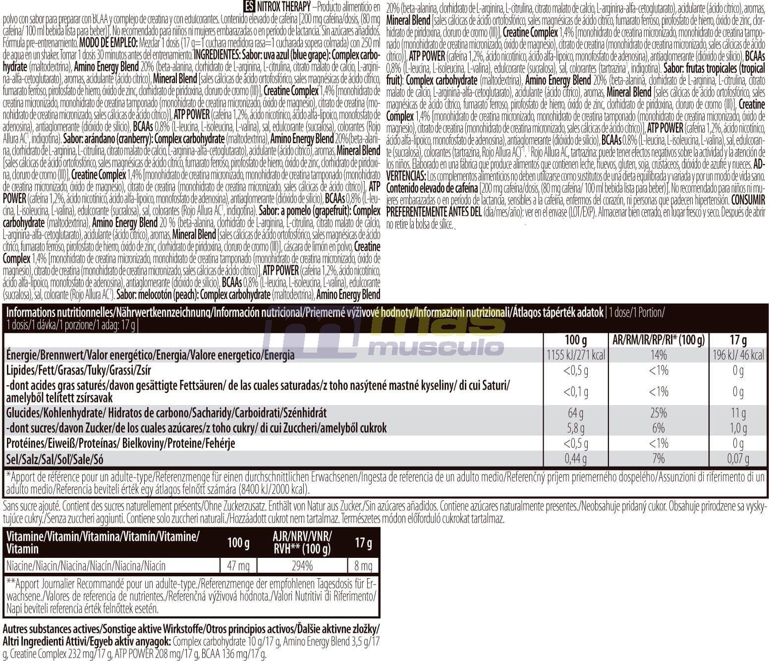 BioTechUSA Nitrox Therapy 680 gr 6/6