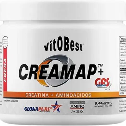 Creamap® + GFS Aminos - 200g Strawberry VitoBest