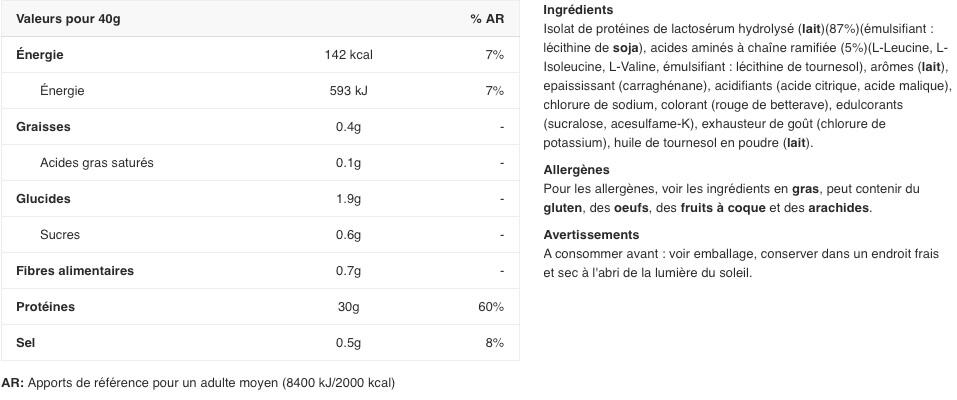 Whey hydrolysée - Platinum Hydrowhey - Super Fraise 1600g 2/3