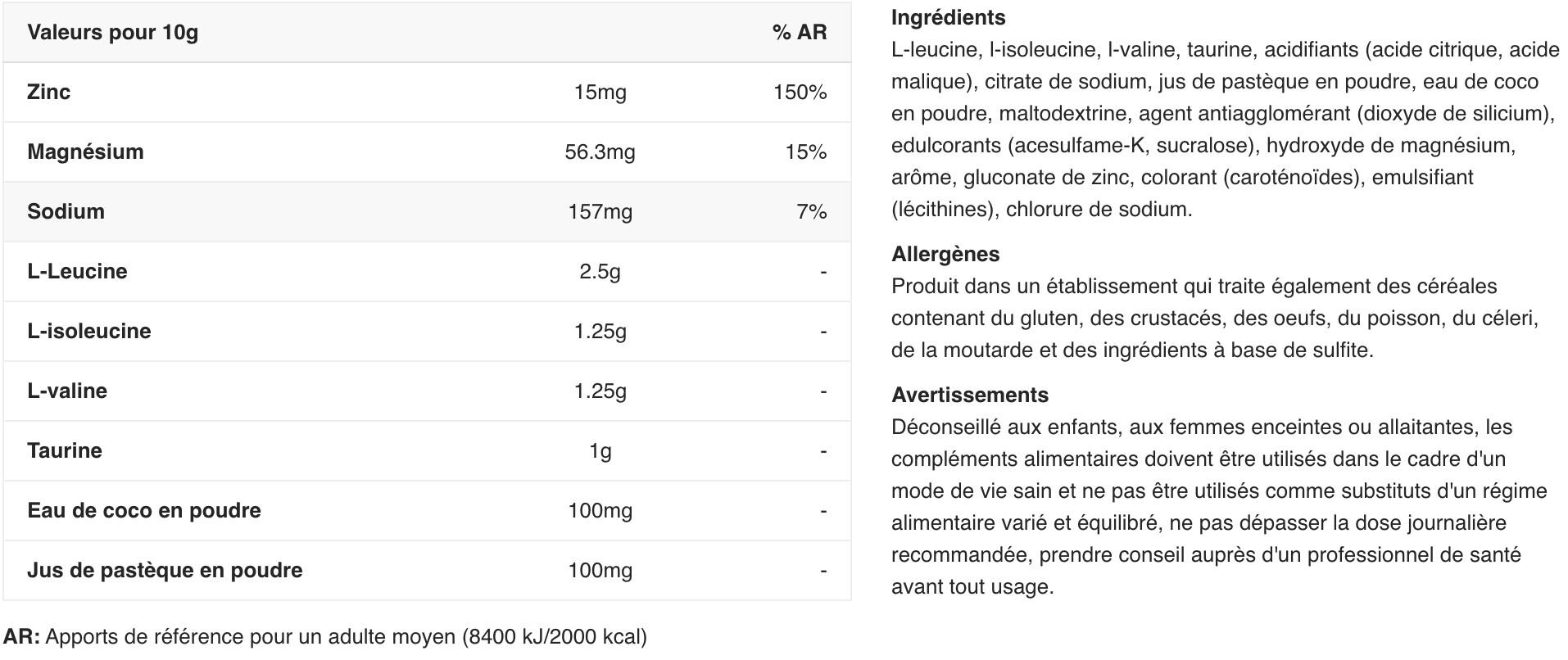 Amino Build - Tropical Torsion 400g 2/4