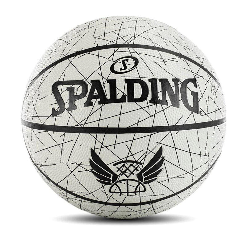 Balón Baloncesto exterior Spalding Trend Lines goma GRIS