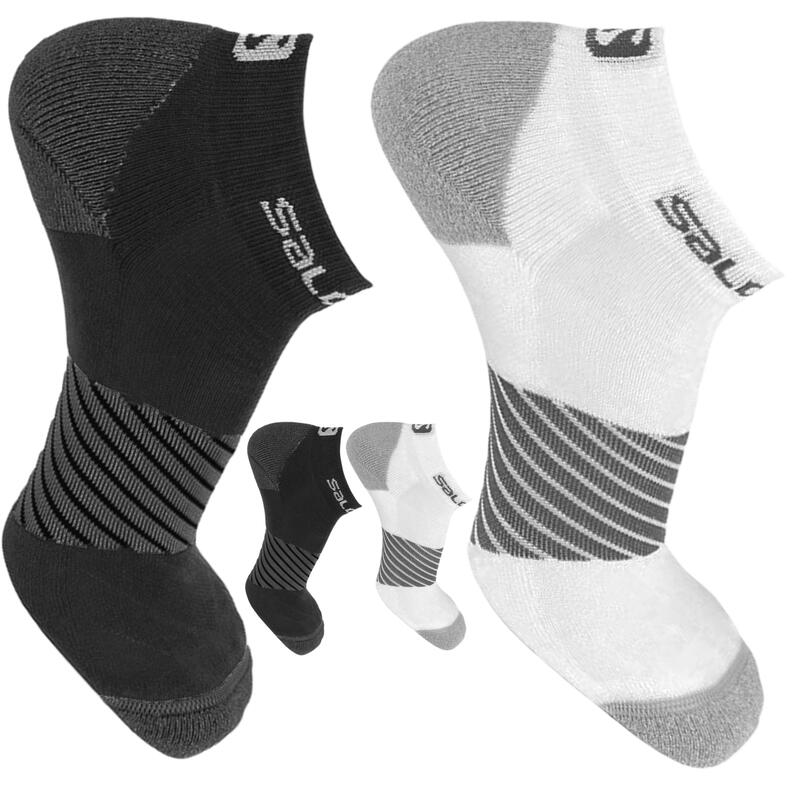 Lauf Socken Gr. 45-47 Salomon Speed Technical Sneaker 2 Pack