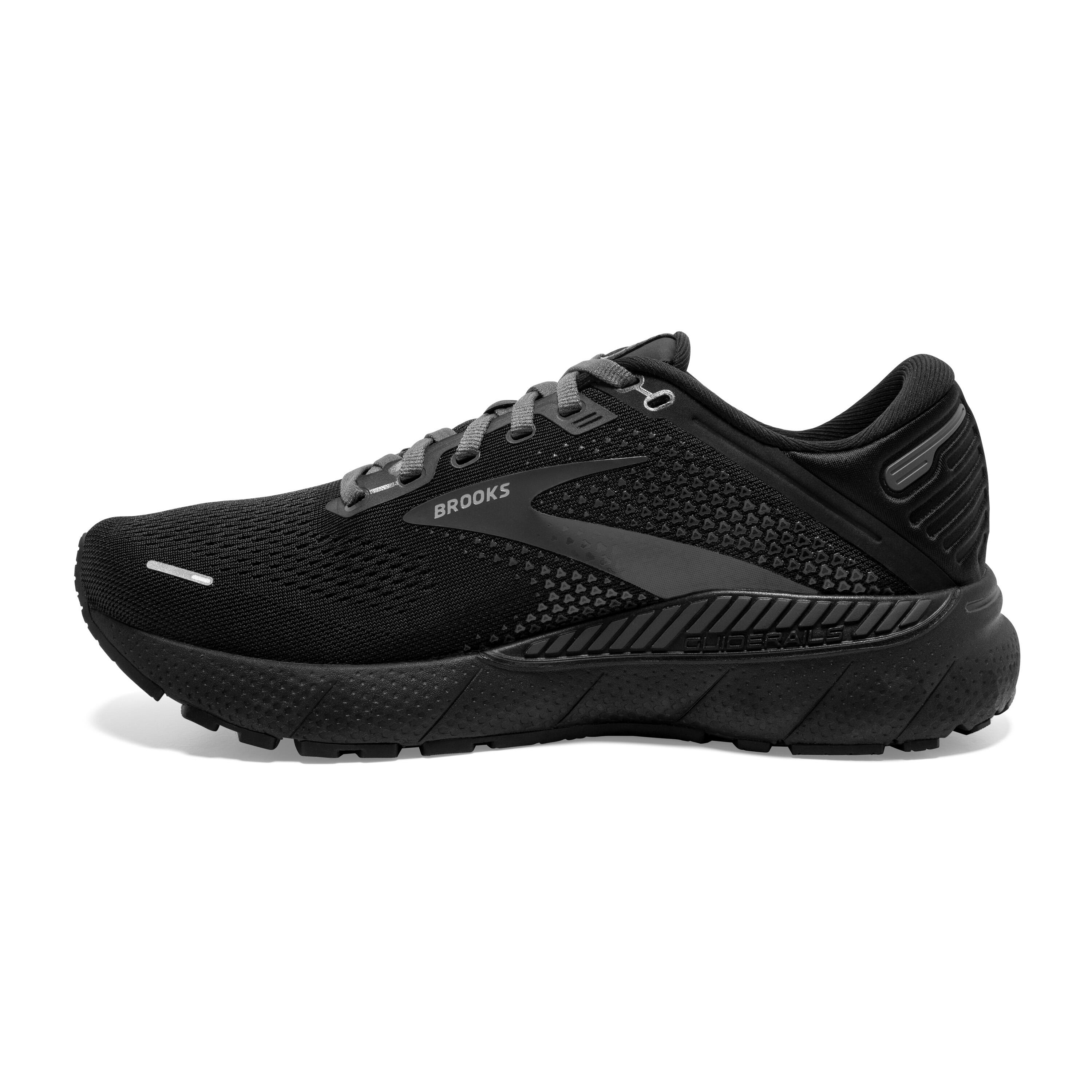 Brooks Adrenaline GTS 22 Wide Fit D Womens Running Shoes Black 3/6