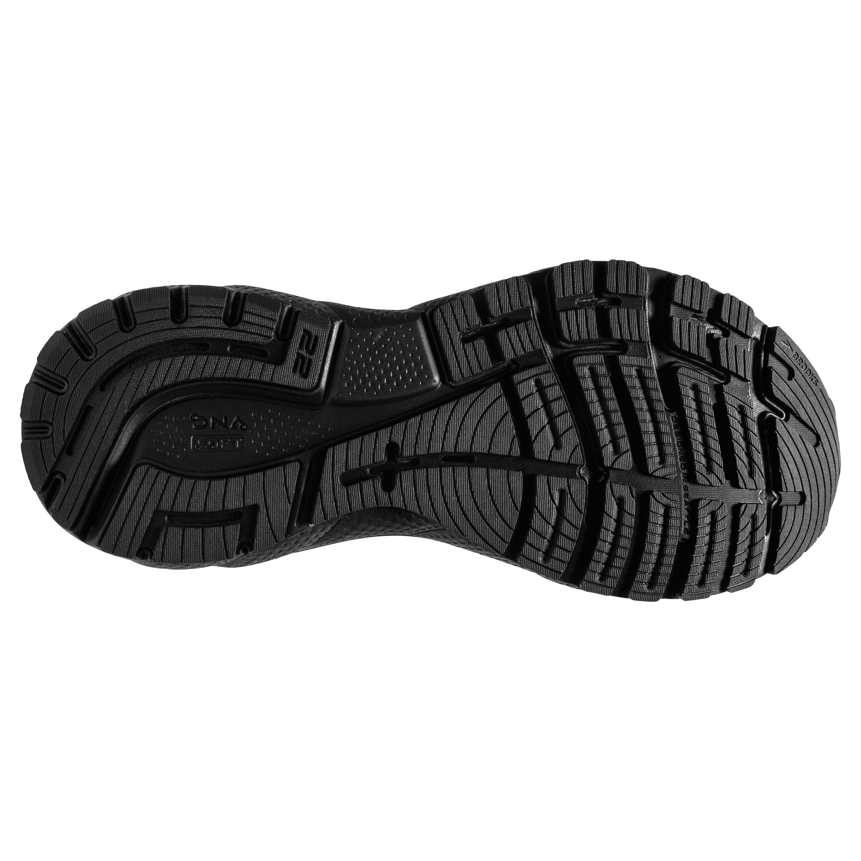 Brooks Adrenaline GTS 22 Wide Fit D Womens Running Shoes Black 2/6