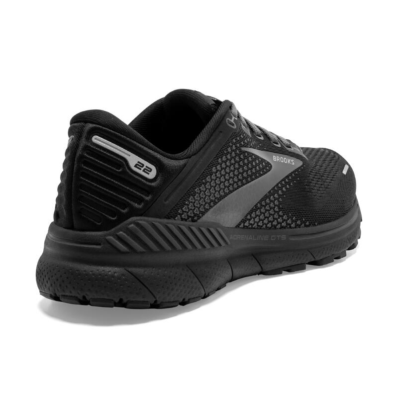 Brooks Adrenaline GTS 22 Wide Fit D Womens Running Shoes Black BROOKS ...