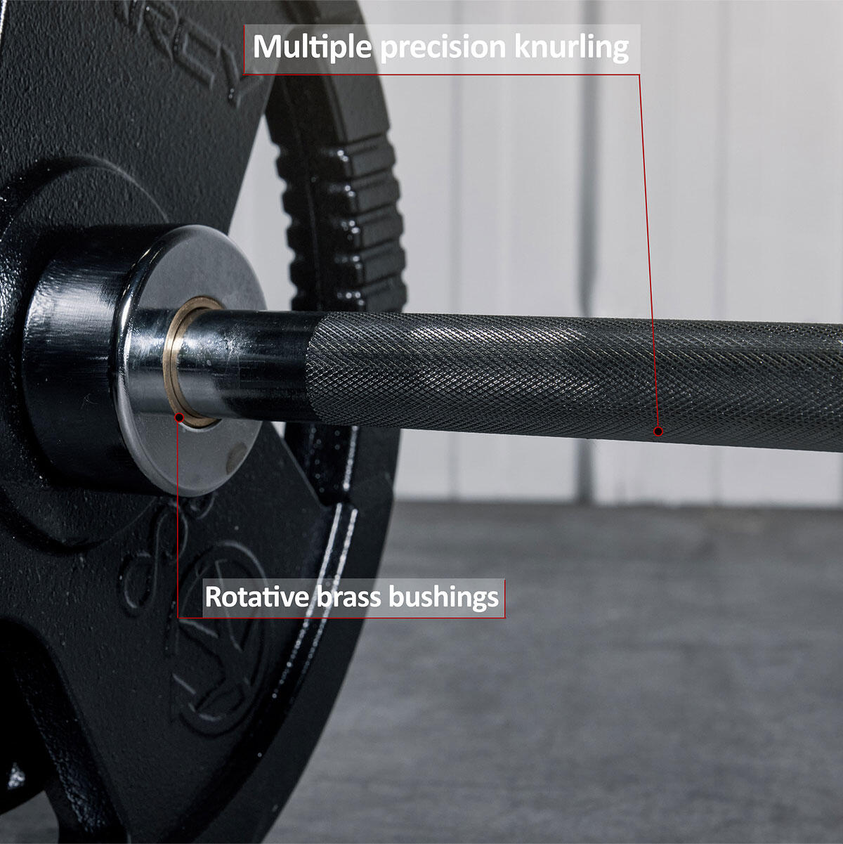MARCY 7FT OLYMPIC WEIGHT TRAINING BAR 2/4