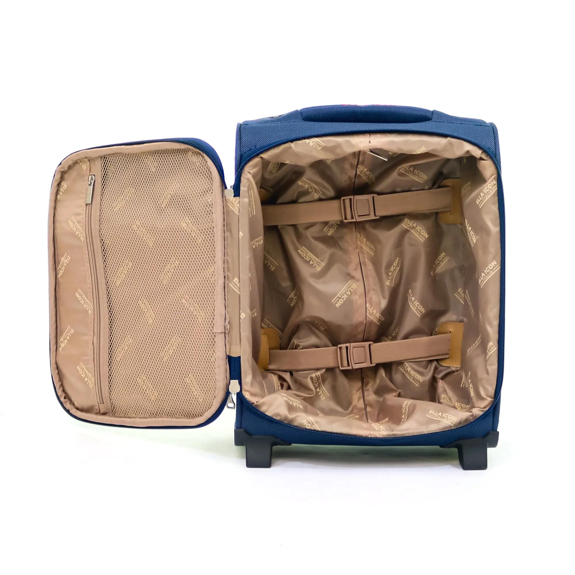 Troler Petra Textil Bleumarin 40X30x20 cm 5/5